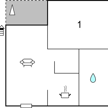1 Bedroom Lovely In Baška Voda